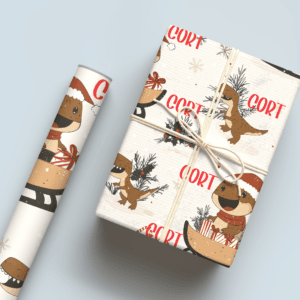 Christmas Dino 1 Wrapping Paper