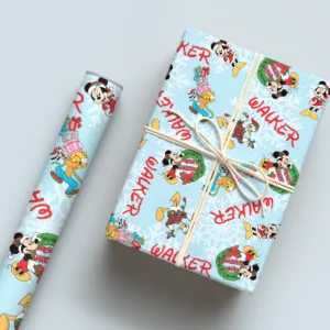 Christmas Mickey Wrapping Paper