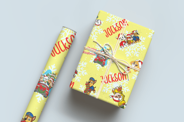 Paw Patrol Christmas Wrapping Paper