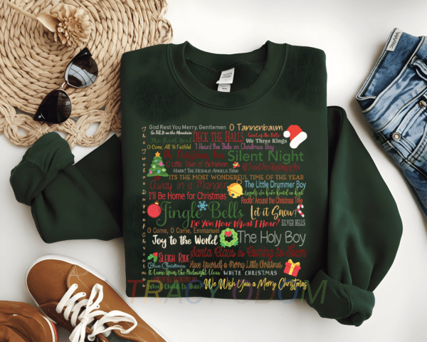 Christmas Songs Sweatshirt