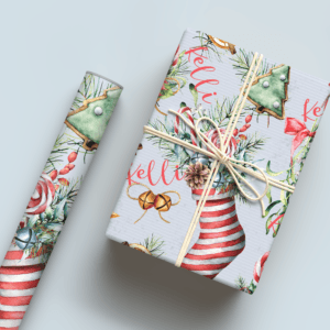 Christmas Stocking Wrapping Paper