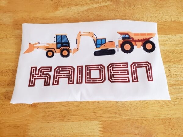 Construction Pillow Case