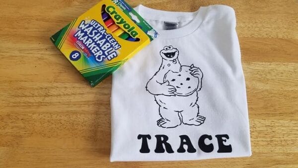 Cookie Monster Coloring Shirt