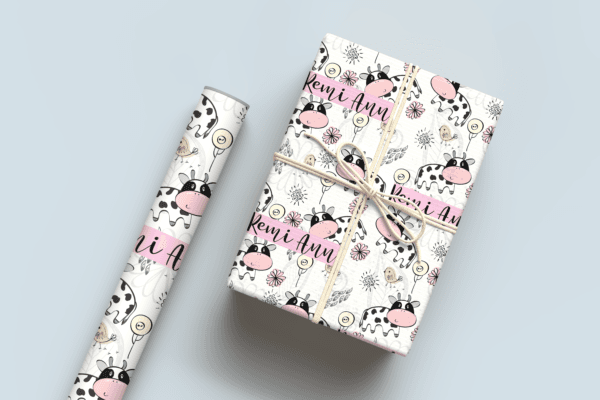 Cute Cow Wrapping Paper