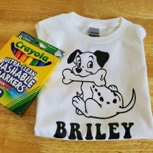 Dalmation Coloring Shirt