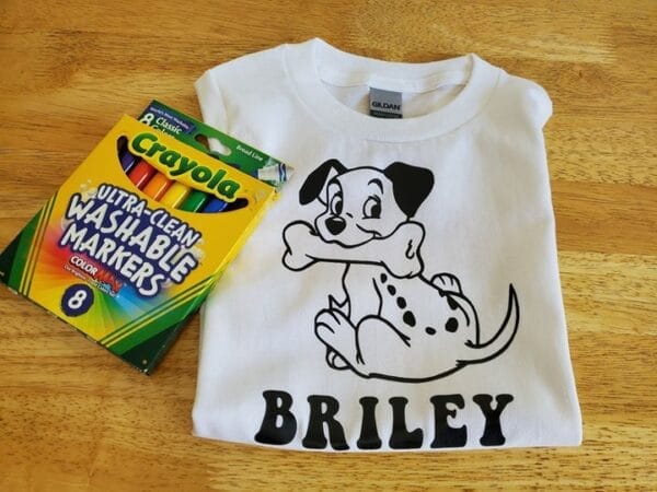 Dalmation Coloring Shirt