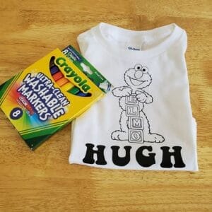 Elmo Coloring Shirt