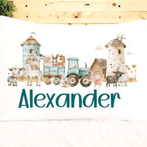 Farm Animal – Watercolor Pillow Case