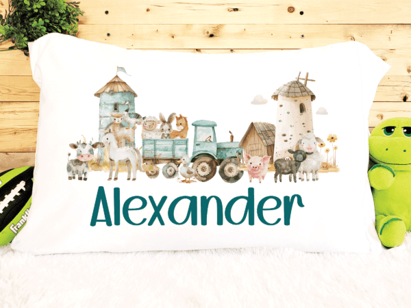 Farm Animal – Watercolor Pillow Case