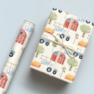Farm House Wrapping Paper
