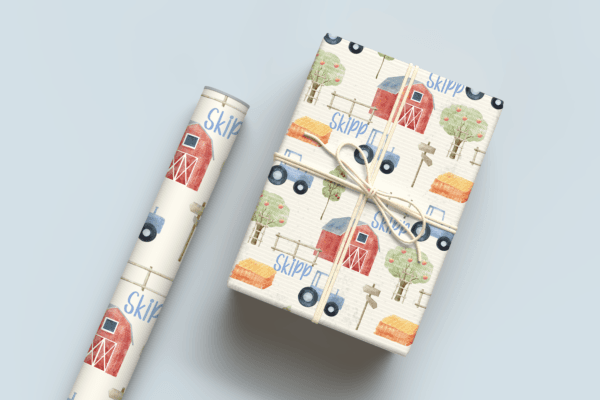 Farm House Wrapping Paper