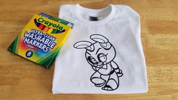 Five nights at Freddys Coloring Shirt