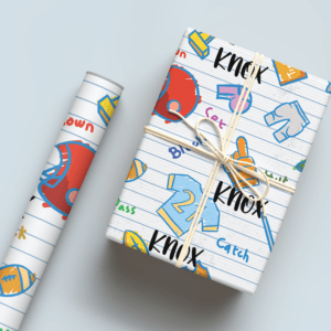 Football Wrapping Paper