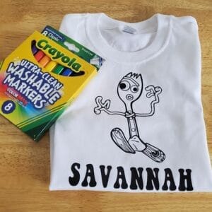 Forky Coloring Shirt