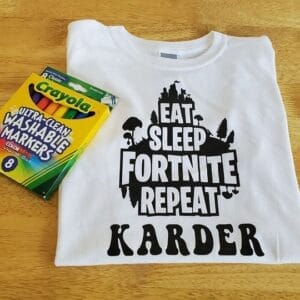 Fortnite Coloring Shirt