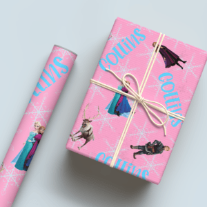 Frozen Light Pink Wrapping Paper