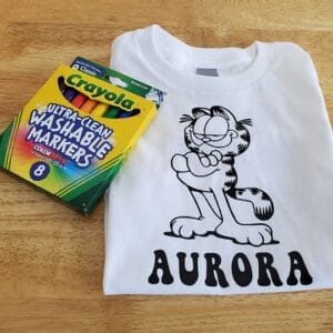 Garfield Coloring Shirt