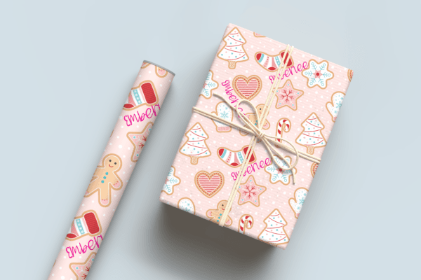 Gingerbread Man Wrapping Paper