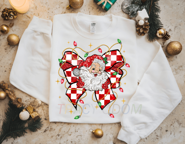 Glitter Santa Sweatshirt
