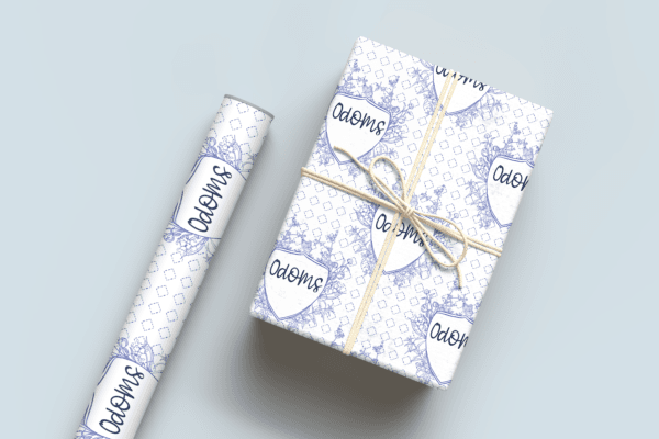 Grand Crest Wrapping Paper
