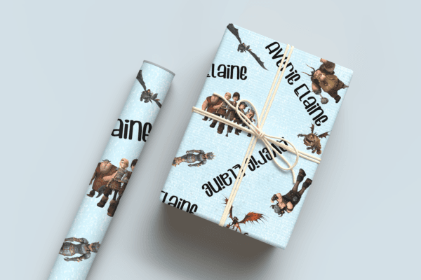 How To Train Your Dragon Wrapping Paper