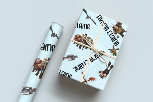 How To Train Your Dragon Wrapping Paper