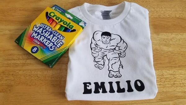 Hulk Coloring Shirt
