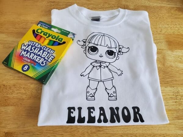 LOL Doll Coloring Shirt