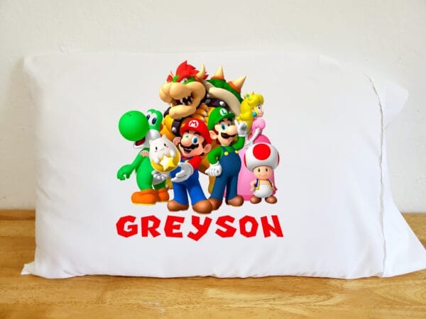 Mario Pillow Case