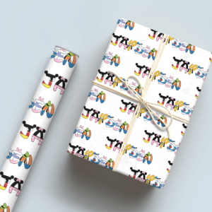 Mickey Clubhouse Letters Wrapping Paper