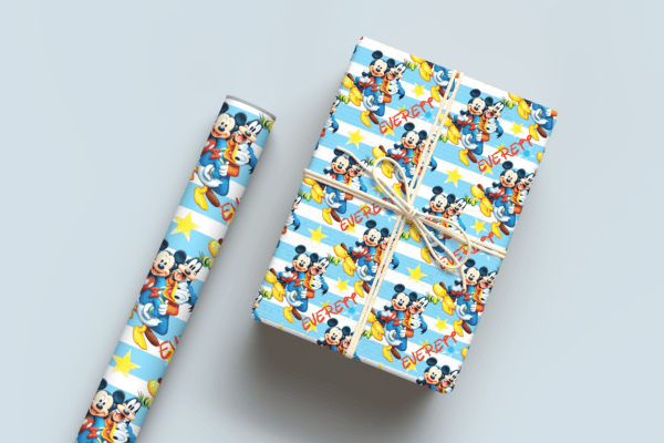 Mickey, Donald and Goofy Wrapping Paper