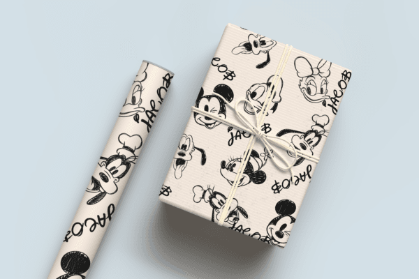 Mickey Mouse Vintage Wrapping Paper