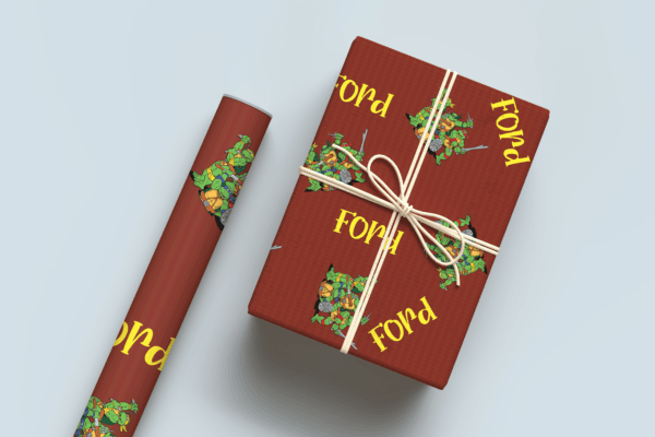 Ninja Turtles Wrapping Paper