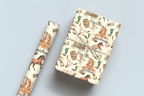 Old West Wrapping Paper