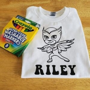 Owelette Coloring Shirt
