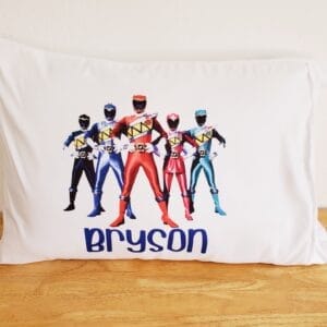 Power Rangers Pillow Case