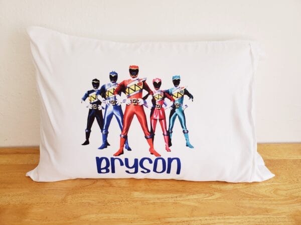 Power Rangers Pillow Case