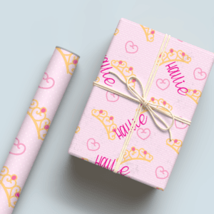 Princess Crown Wrapping Paper