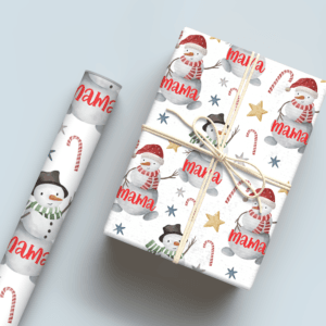 Snowman Wrapping Paper