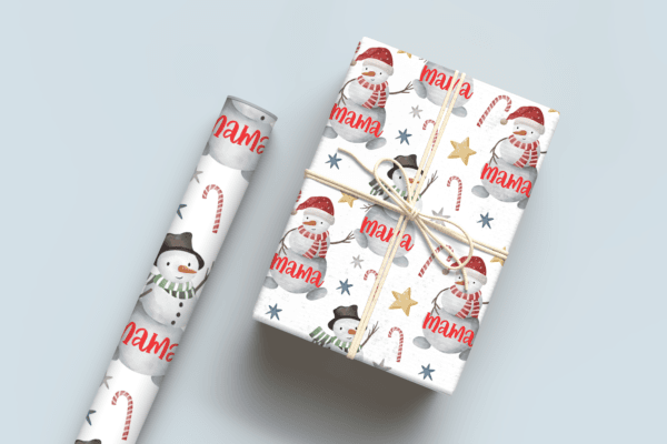 Snowman Wrapping Paper
