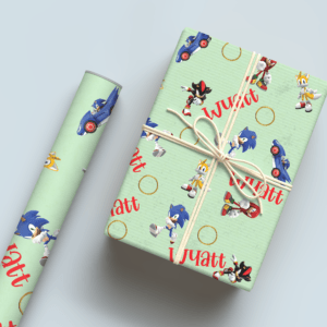 Sonic The Hedgehog Wrapping Paper