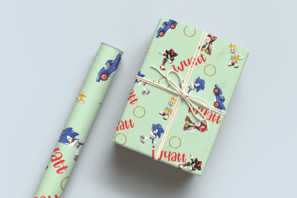 Sonic The Hedgehog Wrapping Paper