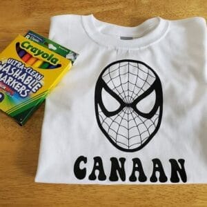 Spiderman Coloring Shirt