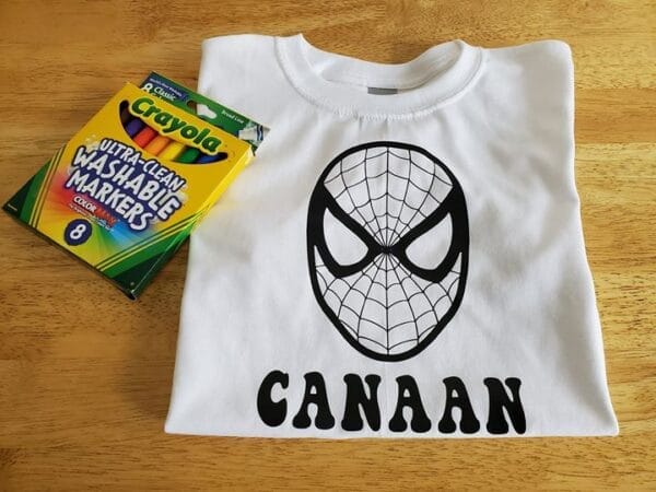 Spiderman Coloring Shirt