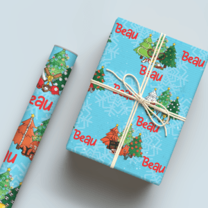 Sport Christmas Tree Wrapping Paper