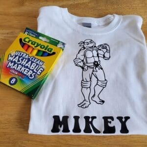 TMNT Coloring Shirt