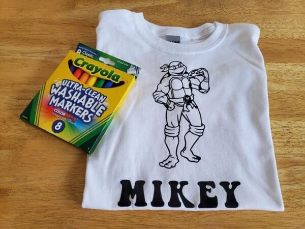 TMNT Coloring Shirt