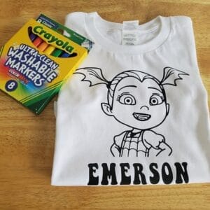 Vampirina Coloring Shirt