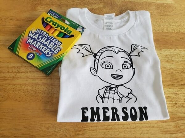 Vampirina Coloring Shirt