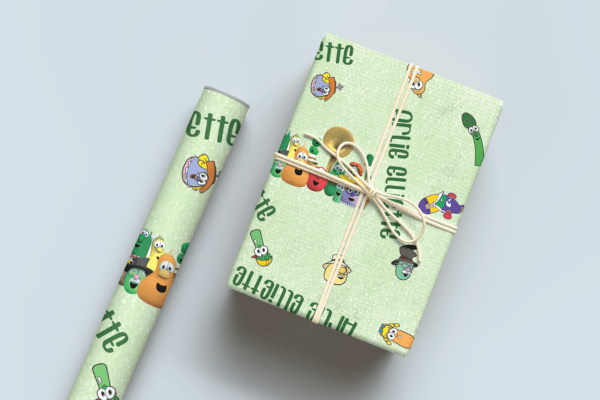 Veggie Tales Wrapping Paper